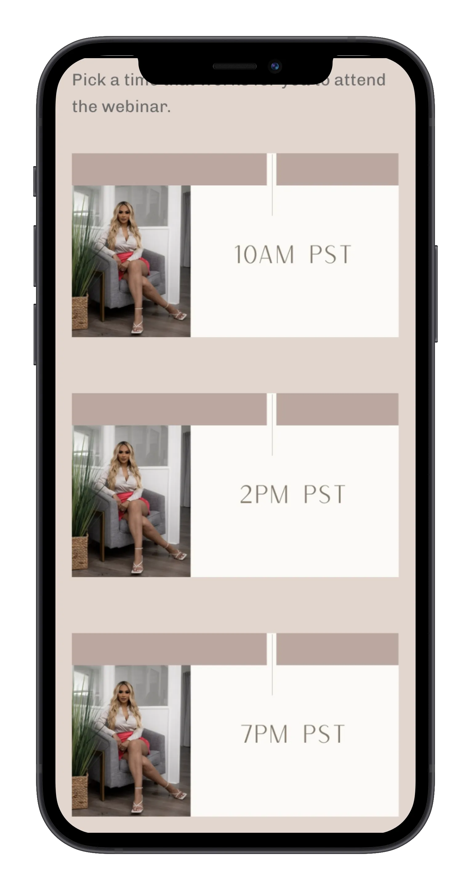 Beautyprenuers Coach on mobile