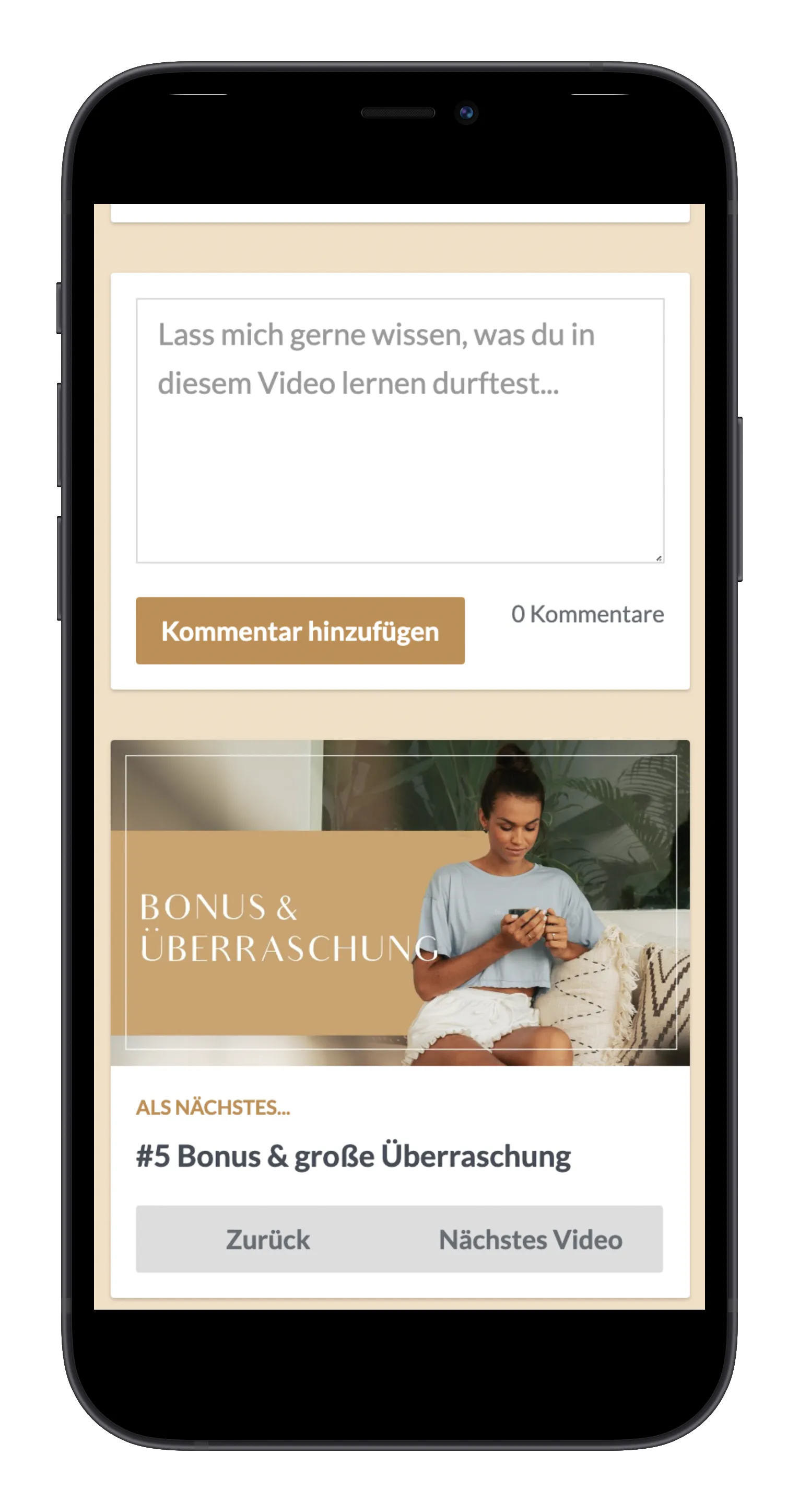 Wellness Academy on mobile