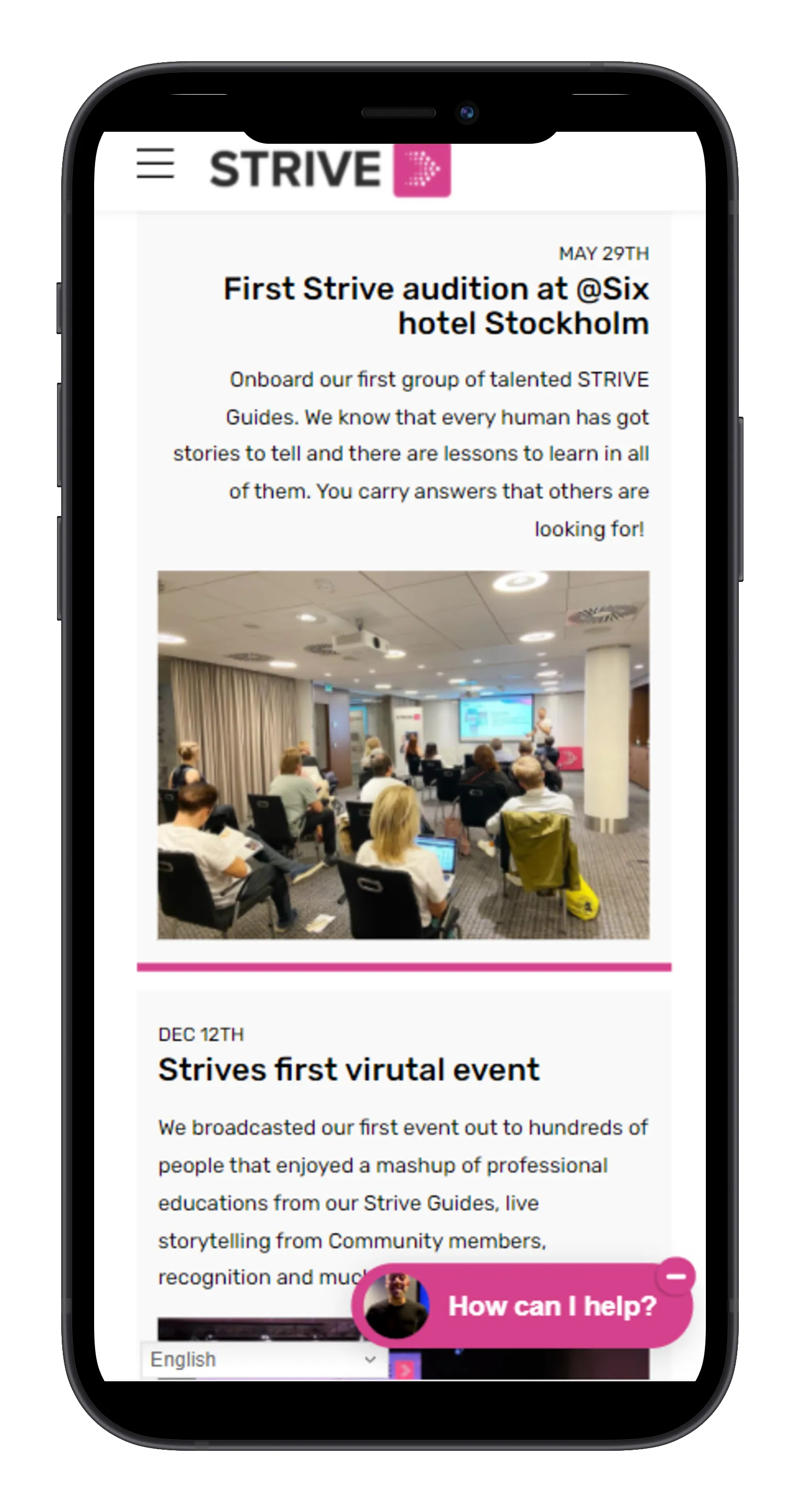 Strive – Community, Academy & App on mobile