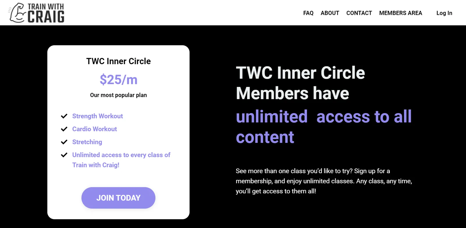 Membership CTA