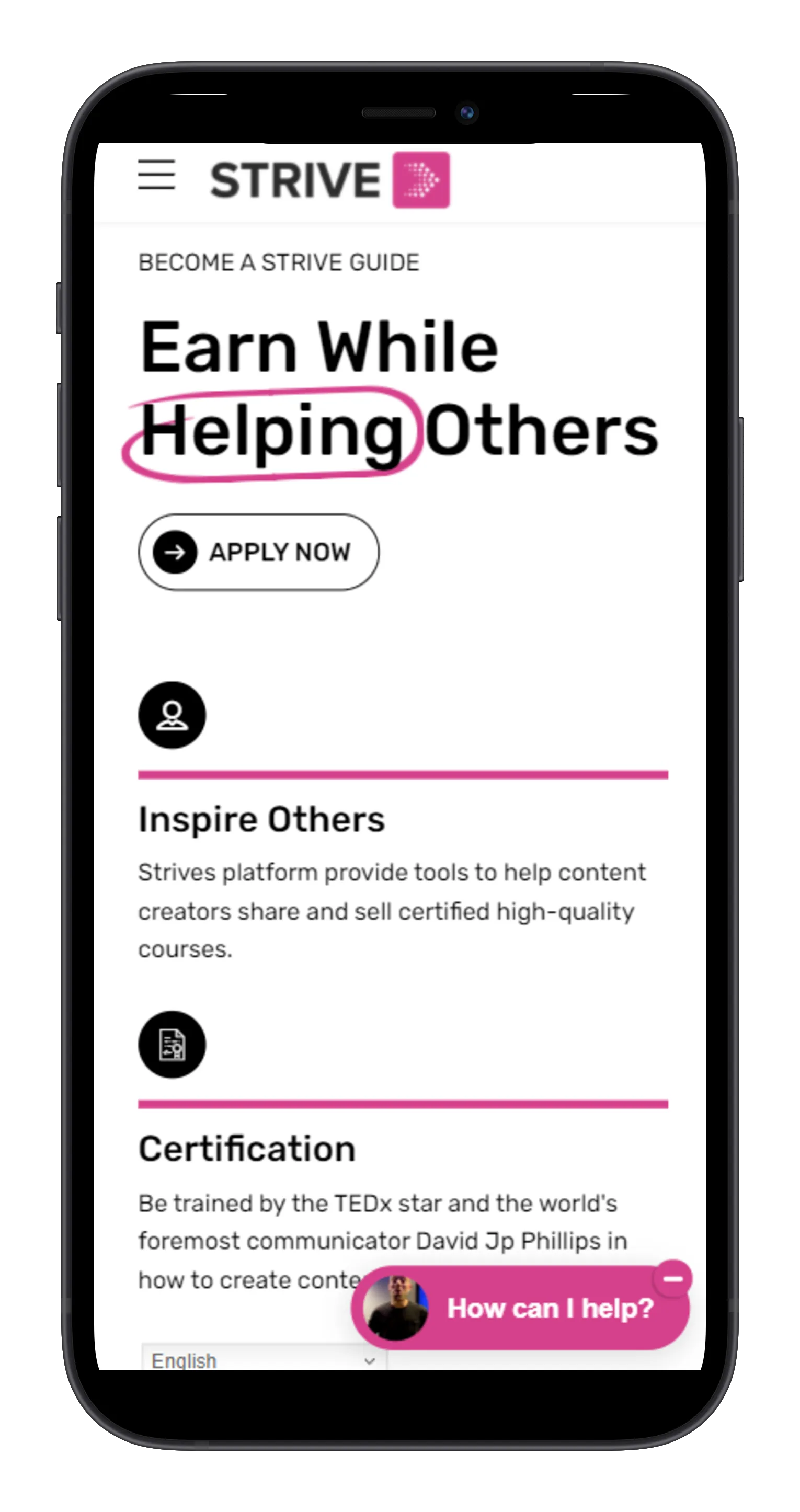 Strive – Community, Academy & App on mobile